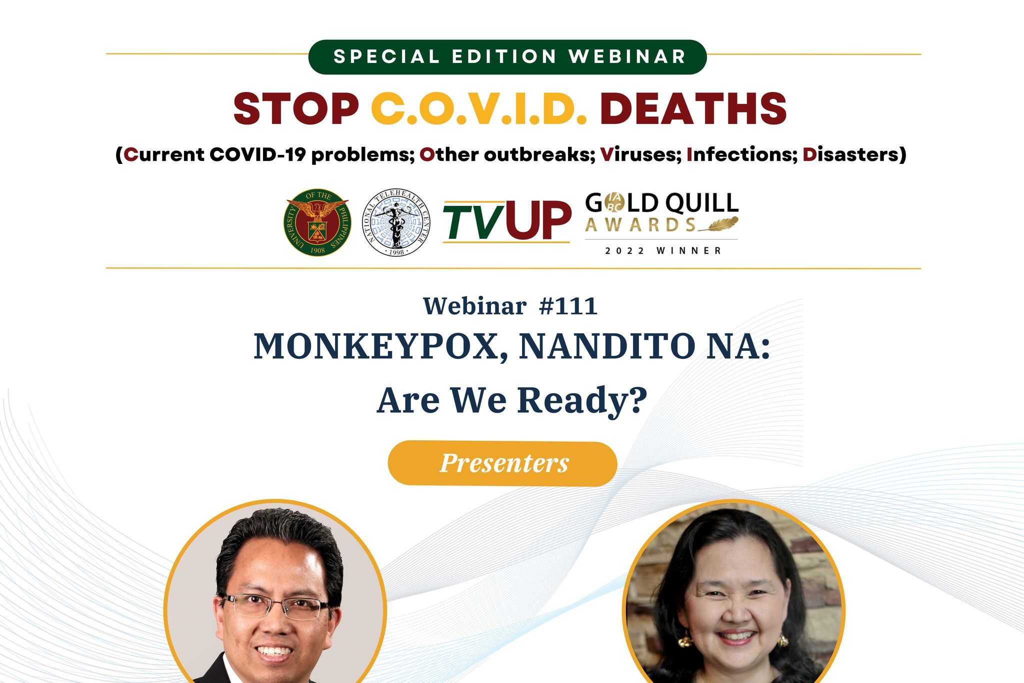 Stop COVID-19 Deaths: Monkeypox, Nandito Na: Are We Ready?