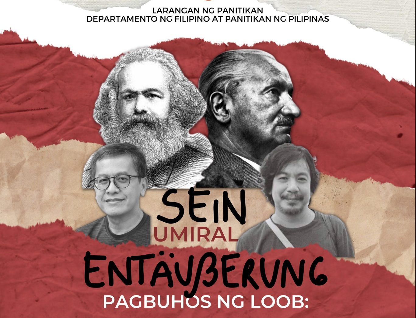 Sein~Umiral, Entäußerung~Pagbuhos ng Loob: Pagtatagpo ng mga Wikang Aleman at Wikang Filipino