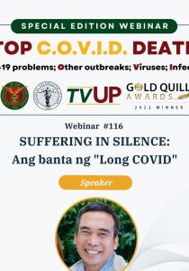 Stop COVID Deaths: Suffering in Silence: Ang Banta ng "Long COVID"