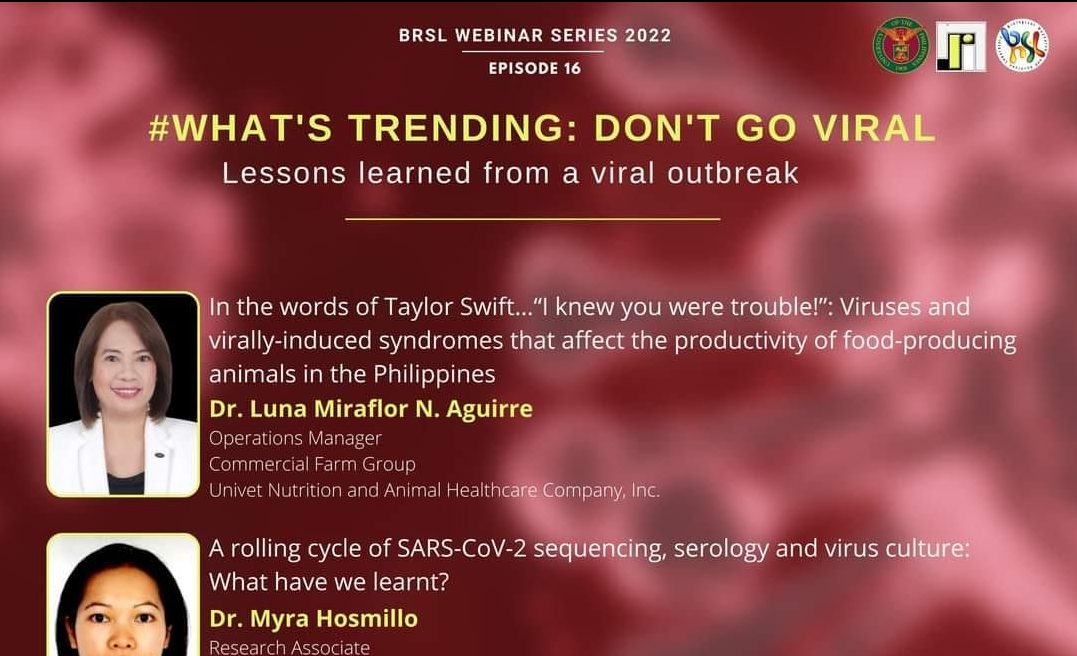 BRSL Webinar: #What’s Trending: Don’t Go Viral (Lessons Learned from a Viral Outbreak)