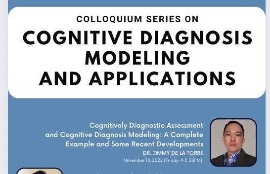 Colloquium Series on Cognitive Diagnosis Modeling and Applications