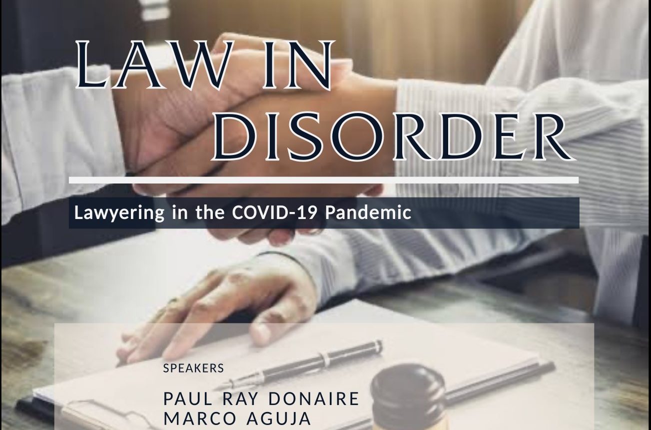 Binalot Talks: Law in Disorder: Lawyering in the COVID-19 Pandemic