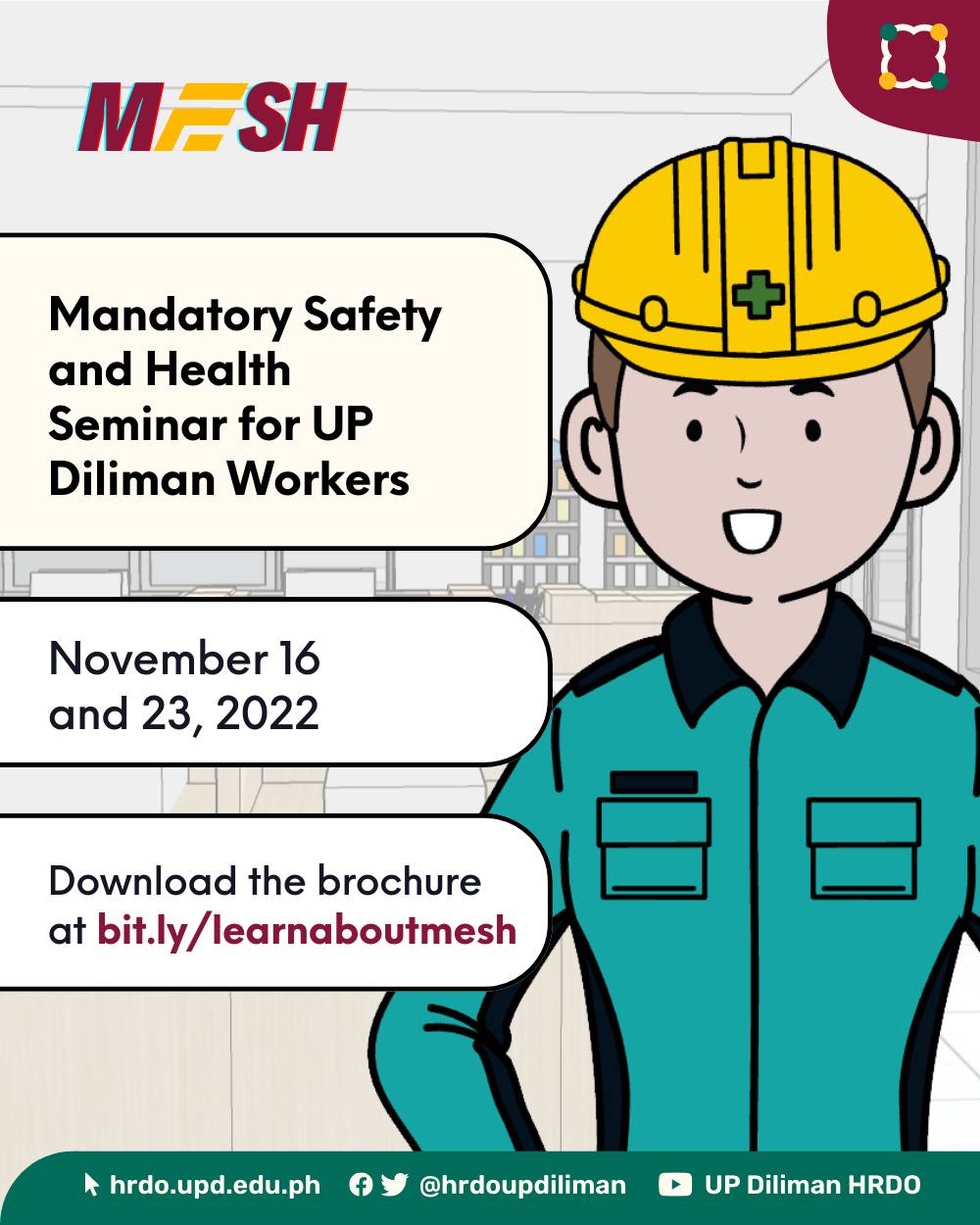 Mandatory Safety and Health Seminar for UP Diliman Workers  University