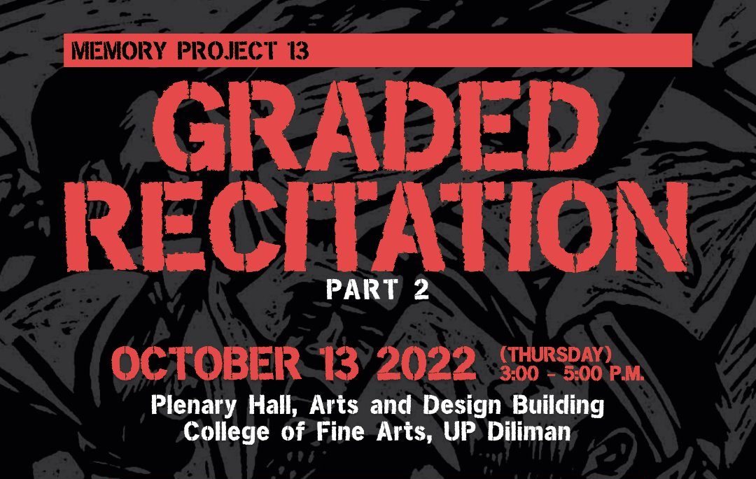 Memory Project 13: Graded Recitation