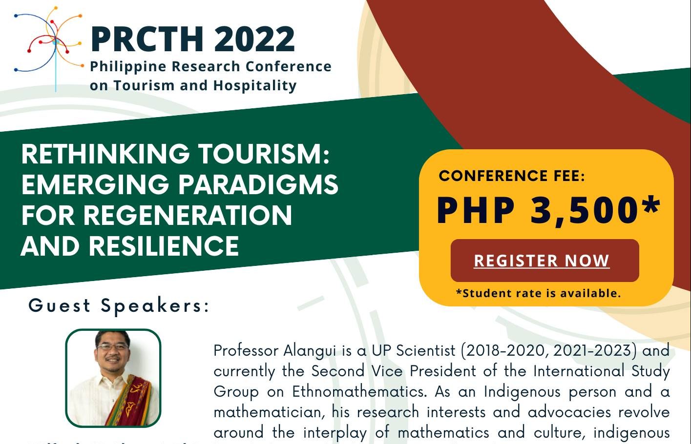 5th Philippine Research Conference on Tourism and Hospitality