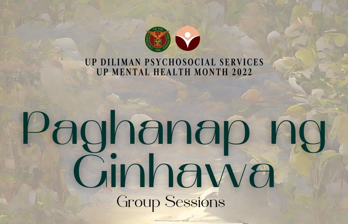 Paghanap ng Ginhawa Group Sessions