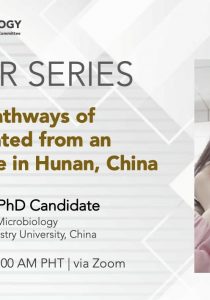 IB Webinar Series: Adaptation Pathways of Microbes Isolated from an Antimony Mine in Hunan, China