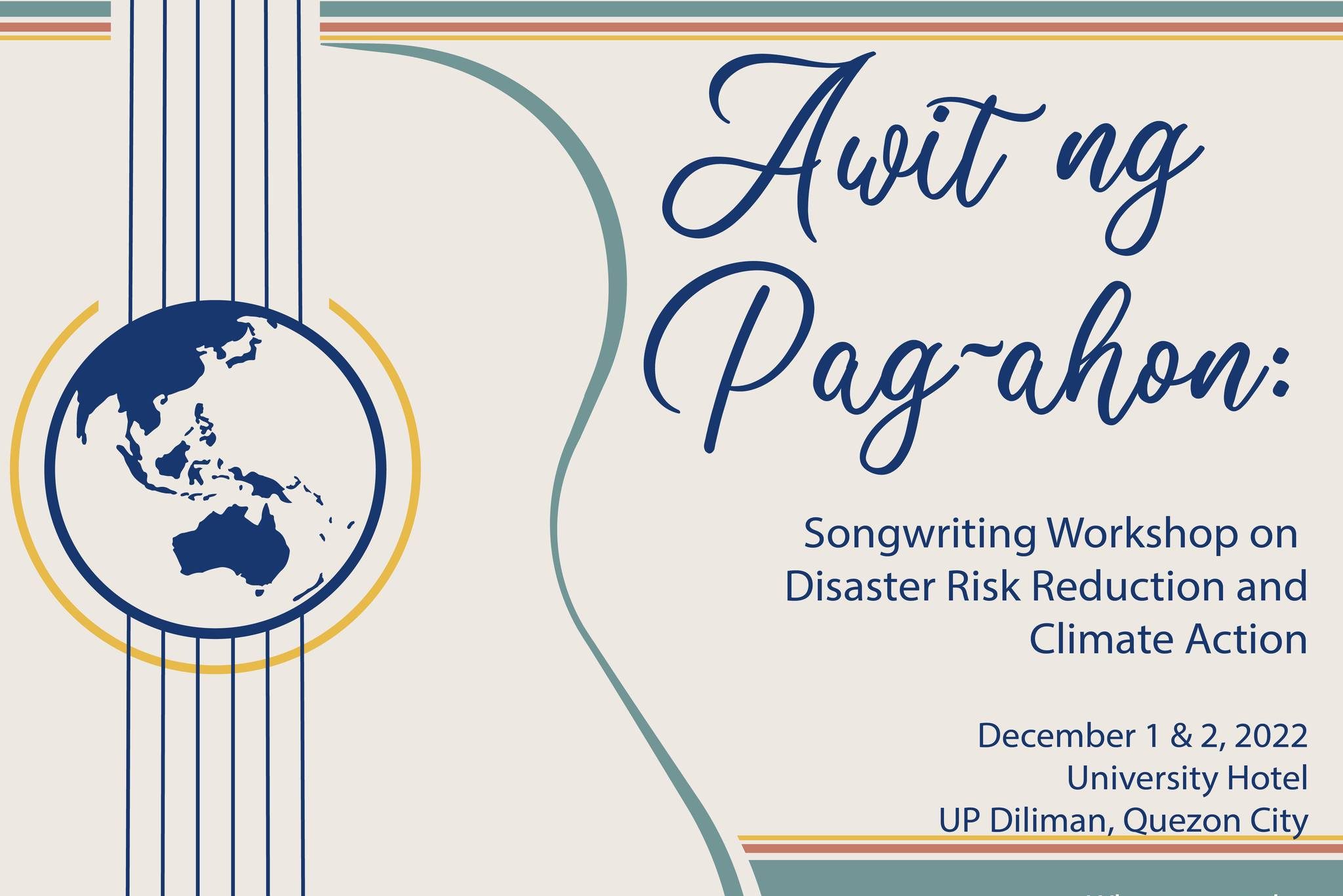 Awit ng Pag-ahon: Songwriting Workshop on Disaster Risk Reduction and Climate Action