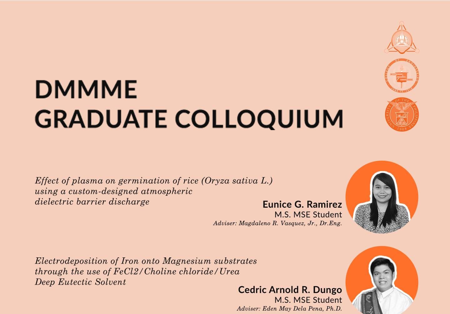 DMMME Graduate Colloquium