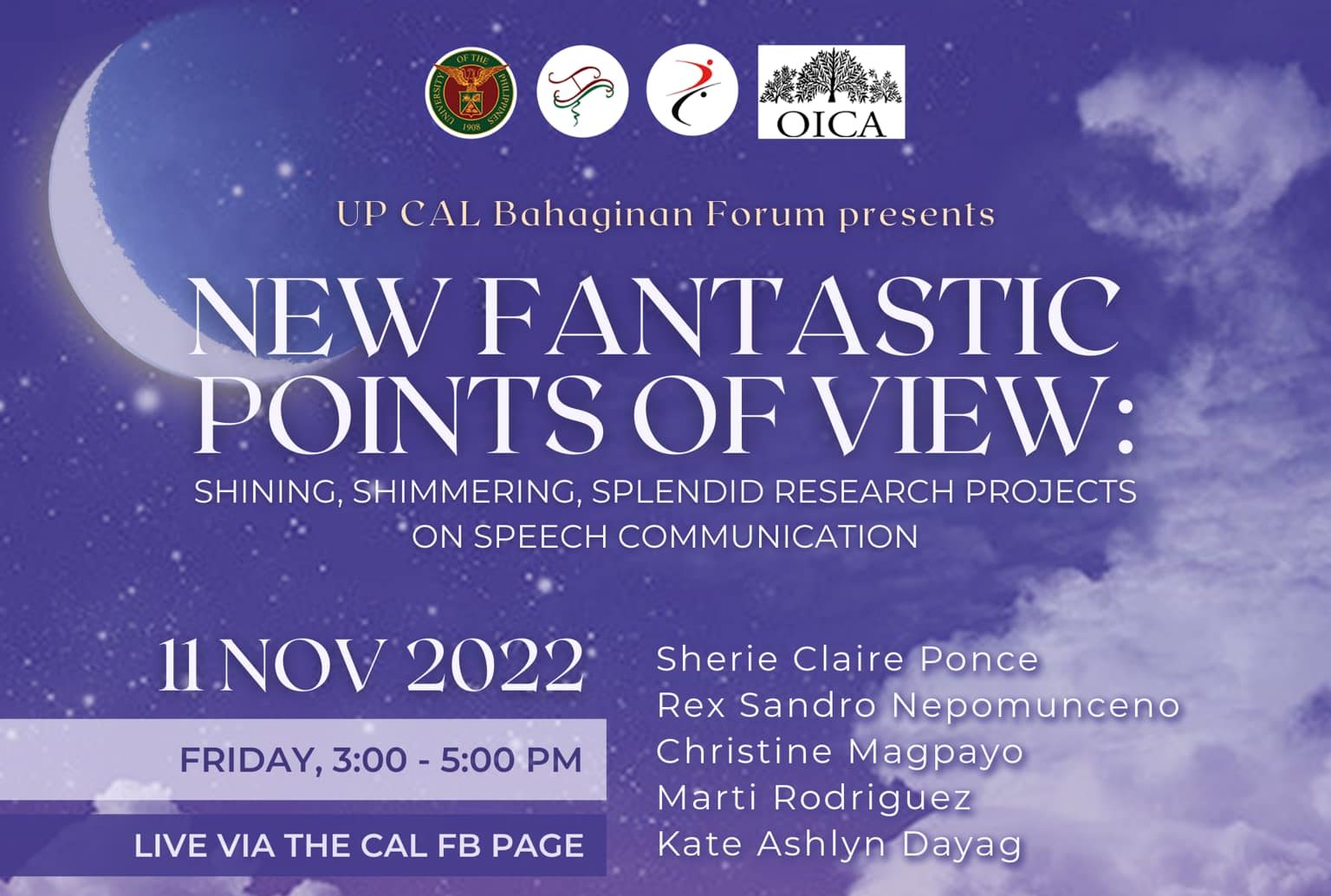 New Fantastic Points of View: Shining, Shimmering, Splendid Research Projects on Speech Communication