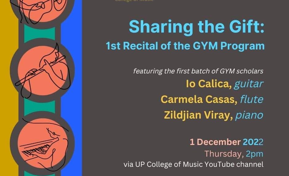 Sharing the Gift: 1st Recital of the Gifted Young Musicians (GYM) Program