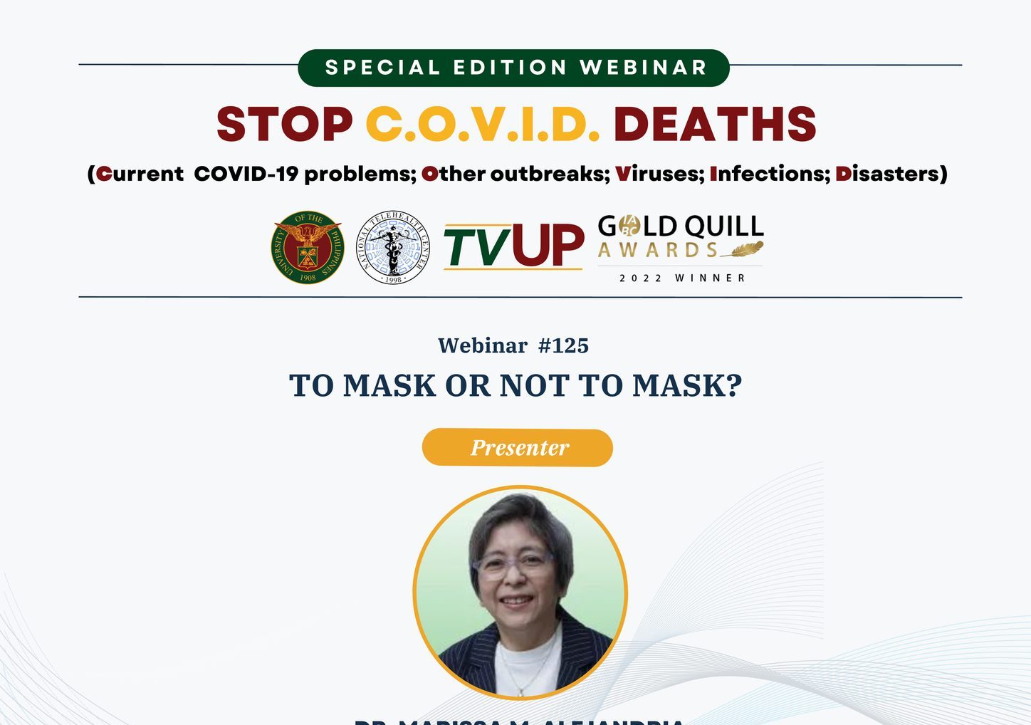 Stop COVID Deaths: To Mask or Not to Mask