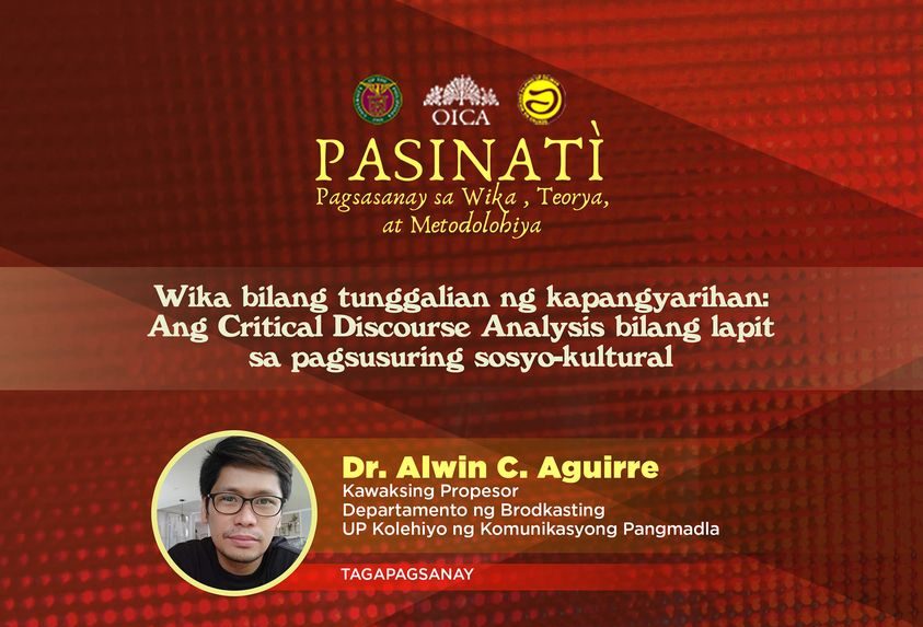 Wika bilang Tunggalian ng Kapangyarihan: Ang Critical Discourse Analysis bilang Lapit sa Pagsusuring Sosyo-Kultural