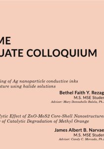 DMMME Graduate Colloquium