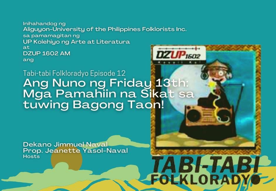 Tabi-tabi Folkloradyo!: Ang Nuno ng Friday 13th: Mga Pamahiin na Sikat sa Tuwing Bagong Taon!