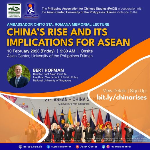 China’s Rise and Its Implications for ASEAN