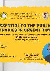 Essential to the Public: Libraries in Urgent Times