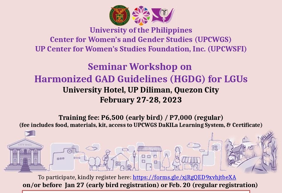 Seminar Workshop on Harmonized GAD Guidelines for Local Government Units