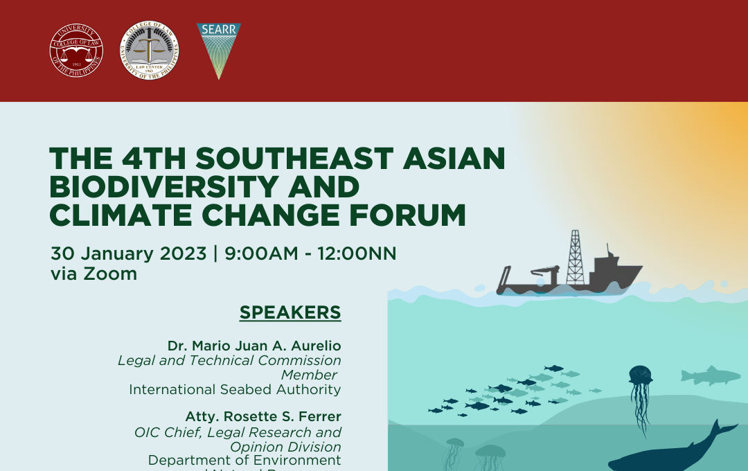 The 4th Southeast Asian Biodiversity and Climate Change Forum