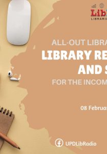 All-out Library? Sana OL: Library Resources and Services for the Incoming Semester