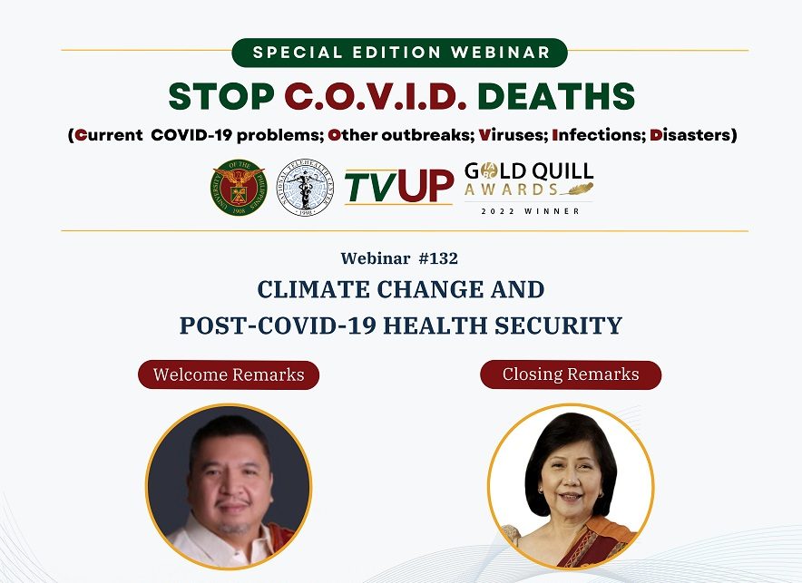 Stop COVID Deaths Webinar: Climate Change and Post-COVID-19 Health Security