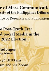 Elections in the Post-Truth Era: Disinformation and Social Media in the Philippines 2022 Election