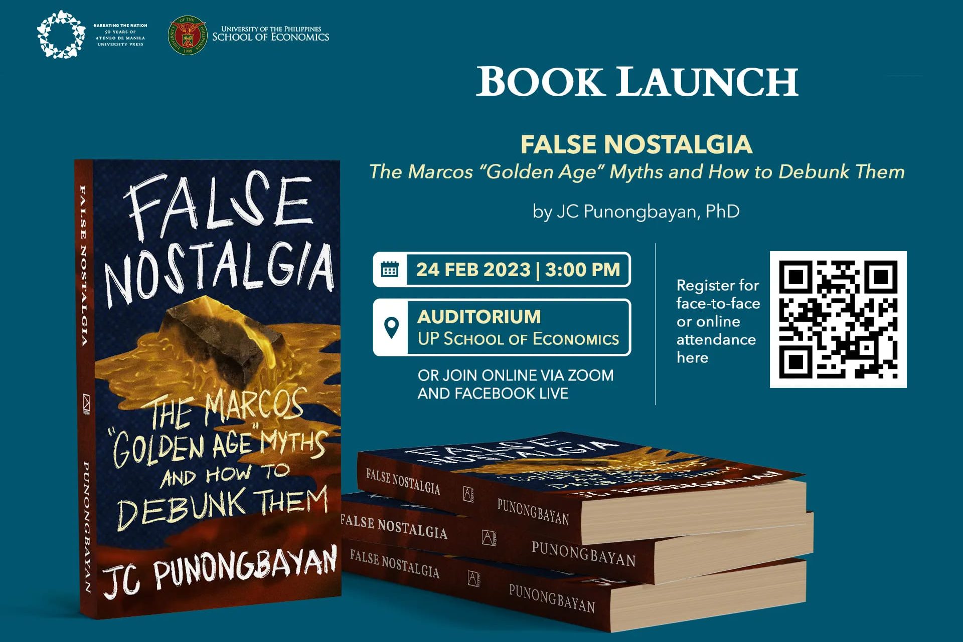 Book Launch of False Nostalgia: The Marcos ‘Golden Age’ Myths and How to Debunk Them