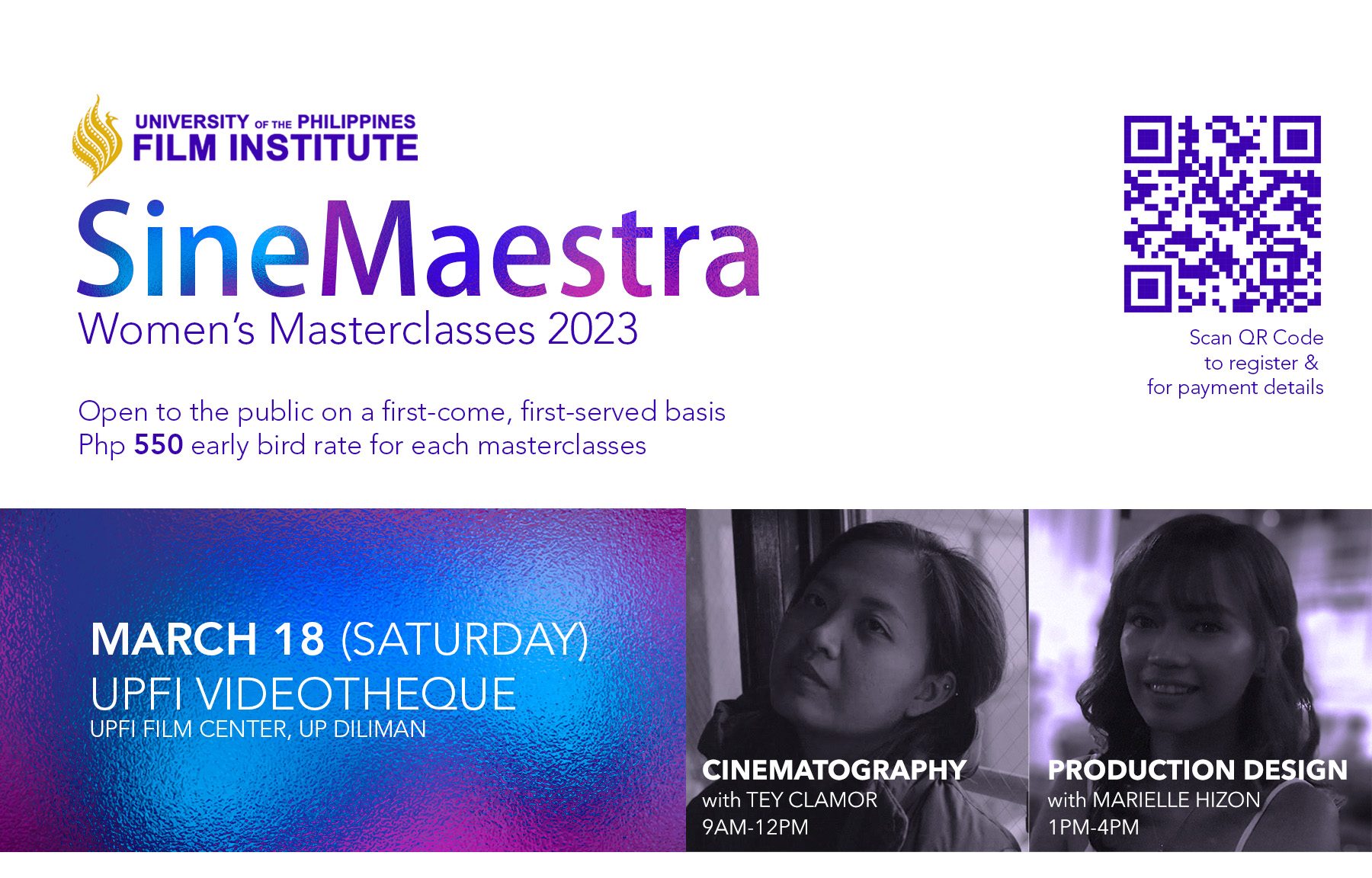 SineMaestra: Women’s Masterclasses 2023