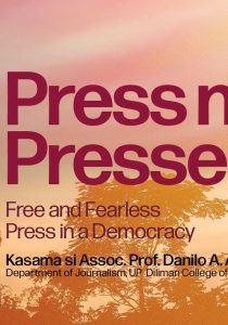 Press not Pressed: Free and Fearless Press in a Democracy