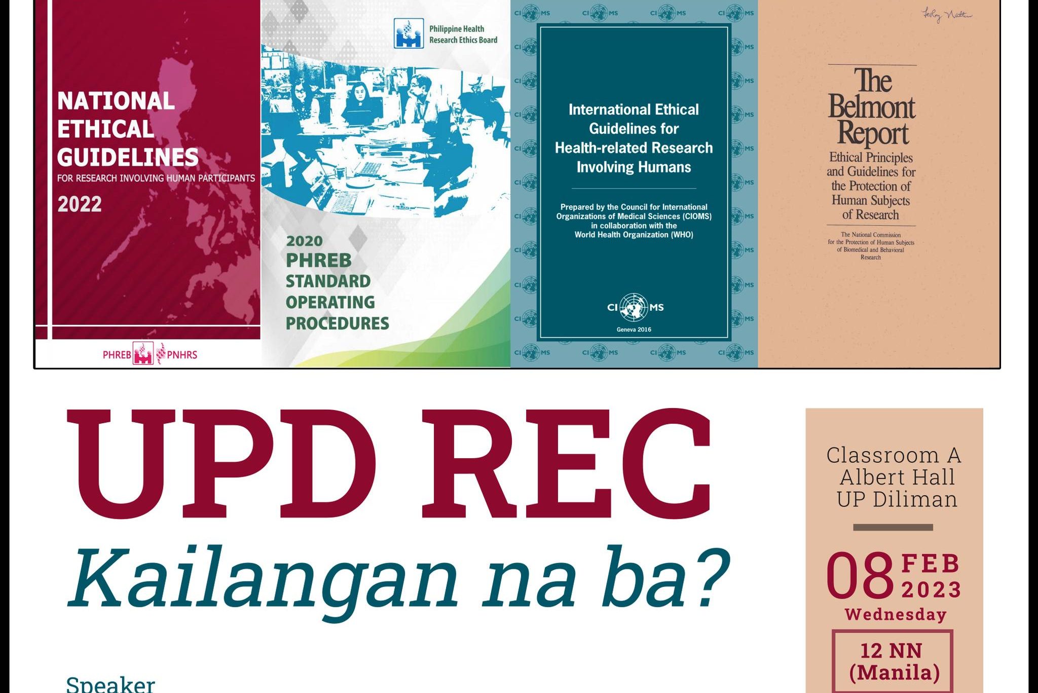 Binalot Talks: UPD Research Ethics Committee (REC): Kailangan na Ba?