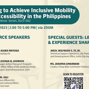 Cycling to Achieve Inclusive Mobility and Accessibility in the Philippines