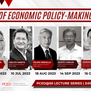 PCED@50 Lecture Series: 50 Years of Economic Policy-making