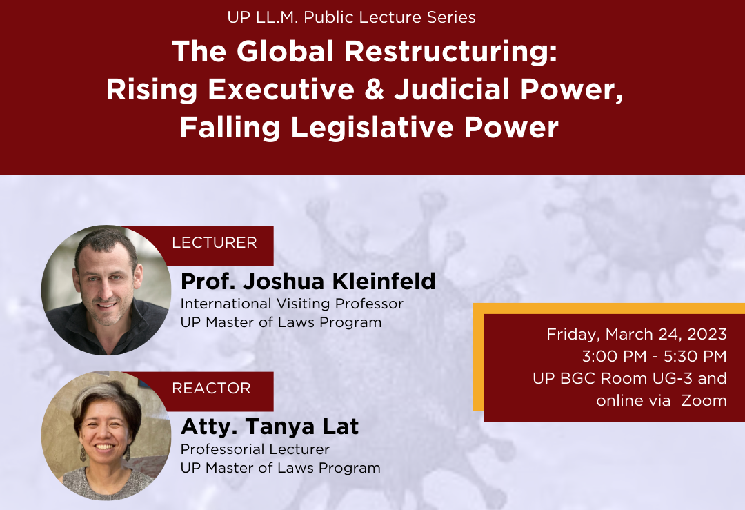 The Global Restructuring: Rising Executive and Judicial Power, Falling Legislative Power