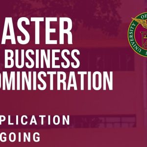 Call for Applications: Master of Business Administration