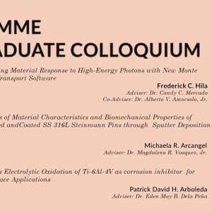 DMMME Graduate Colloquium