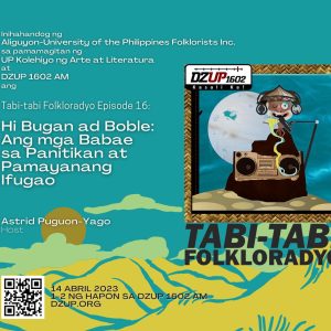 Hi Bugan ad Boble: Ang mga Babae sa Panitikan at Pamayanang Ifugao