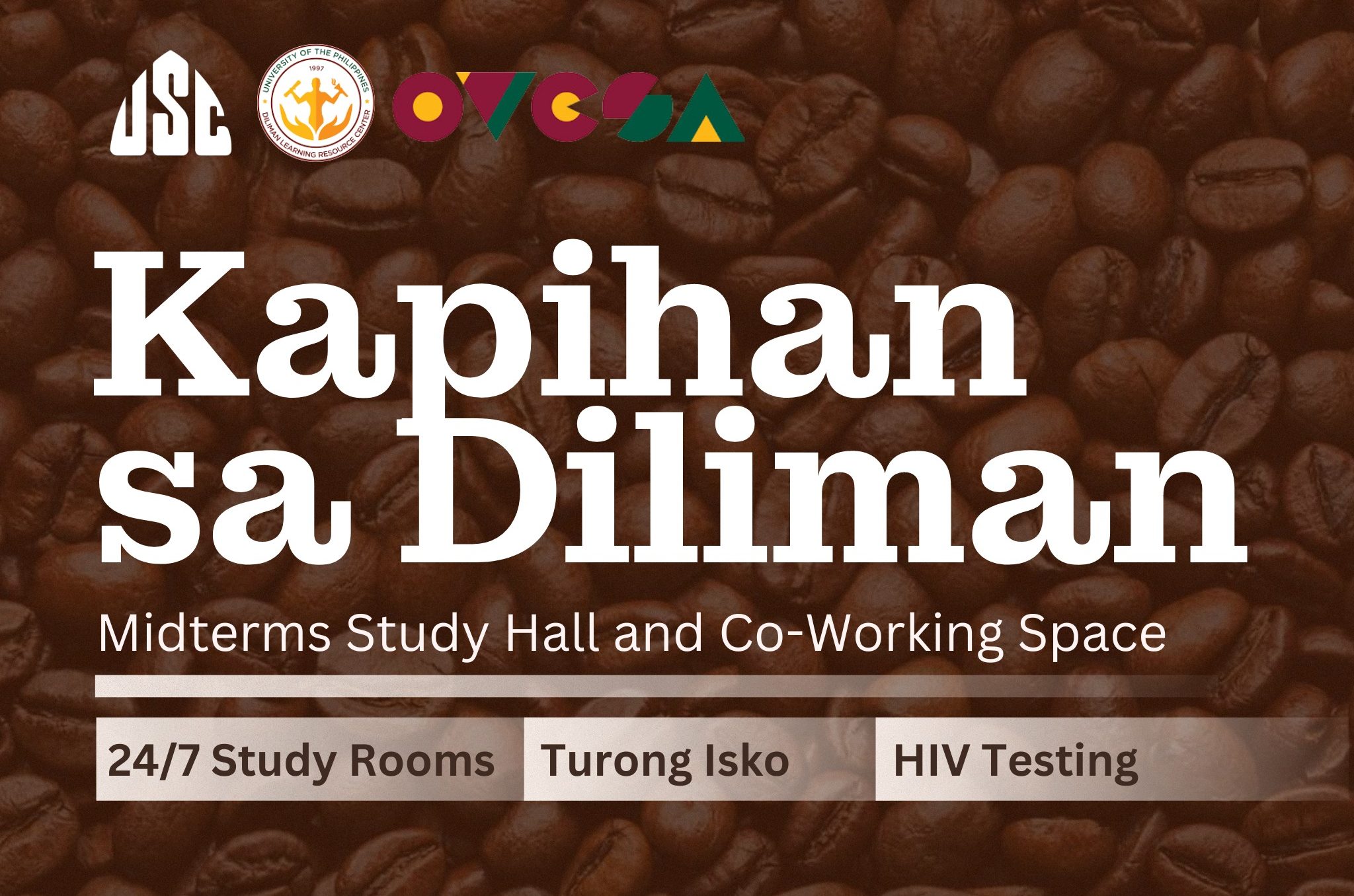 Kapihan sa Diliman: Midterms 24/7 Study Hall and Co-Working Space