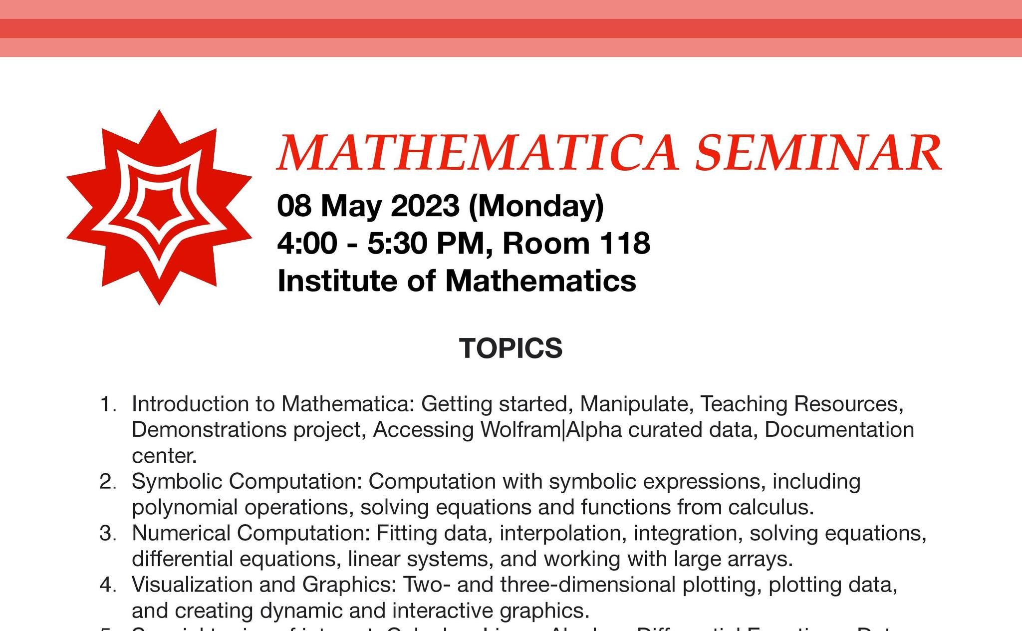 Wolfram Language in Mathematics Education and Research