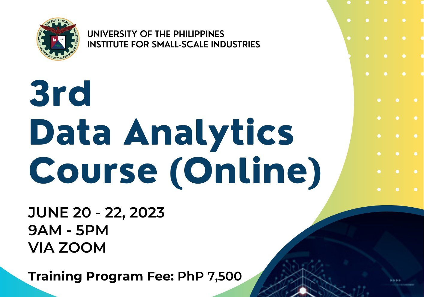 3rd Data Analytics Course