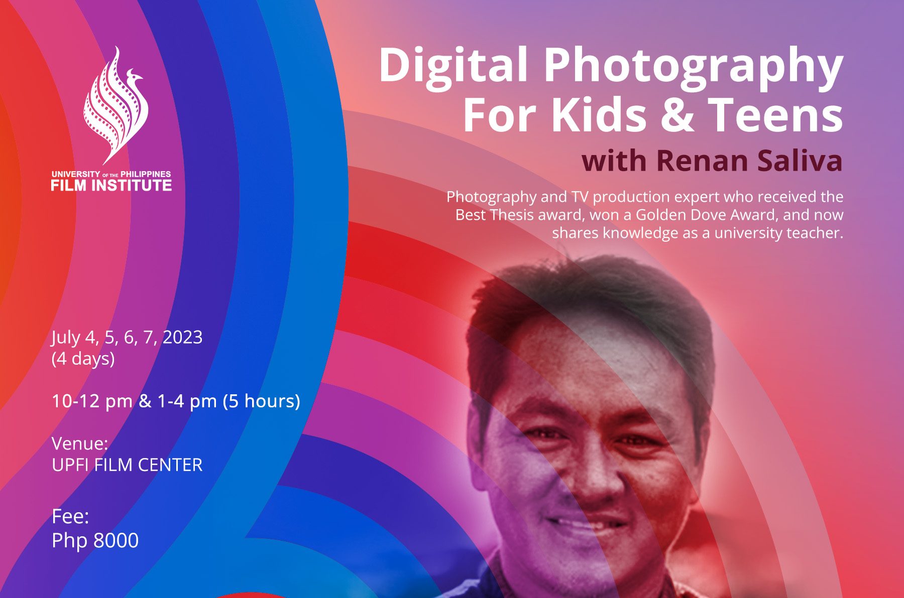 UPFI Summer Workshops: Digital Photography for Kids and Teens