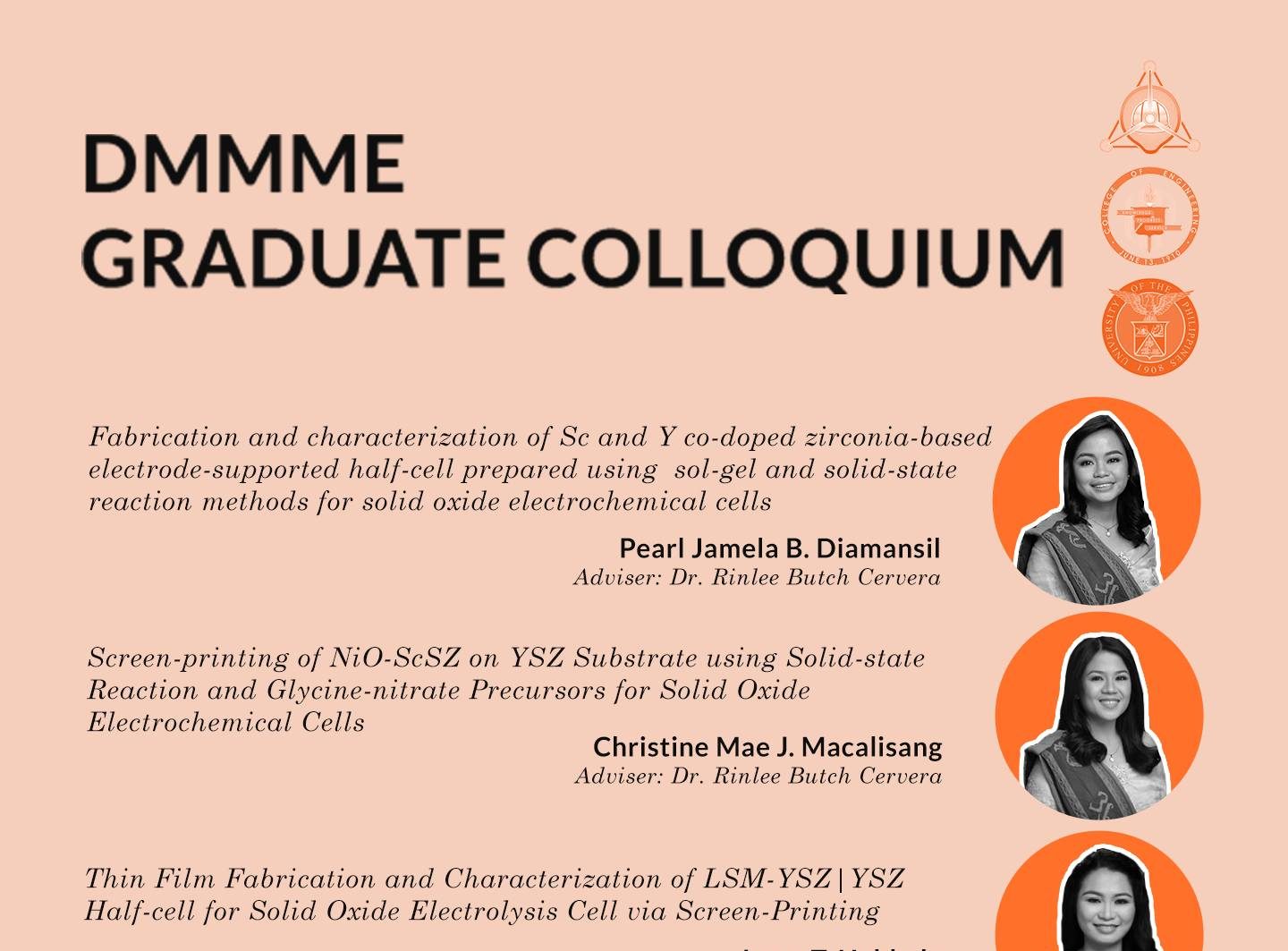 DMMME Graduate Colloquium