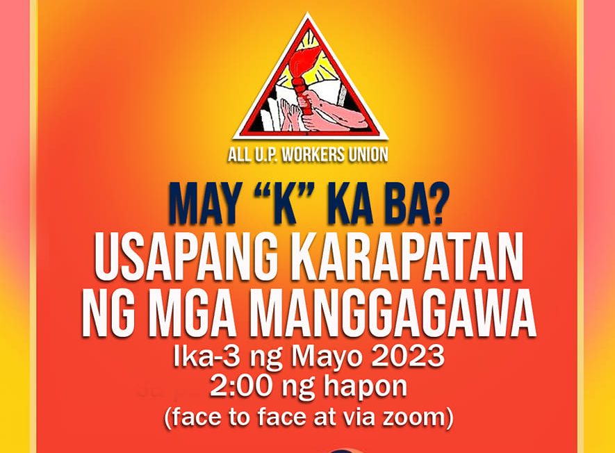 May ‘K’ Ka Ba? Usapang Karapatan ng mga Manggagawa