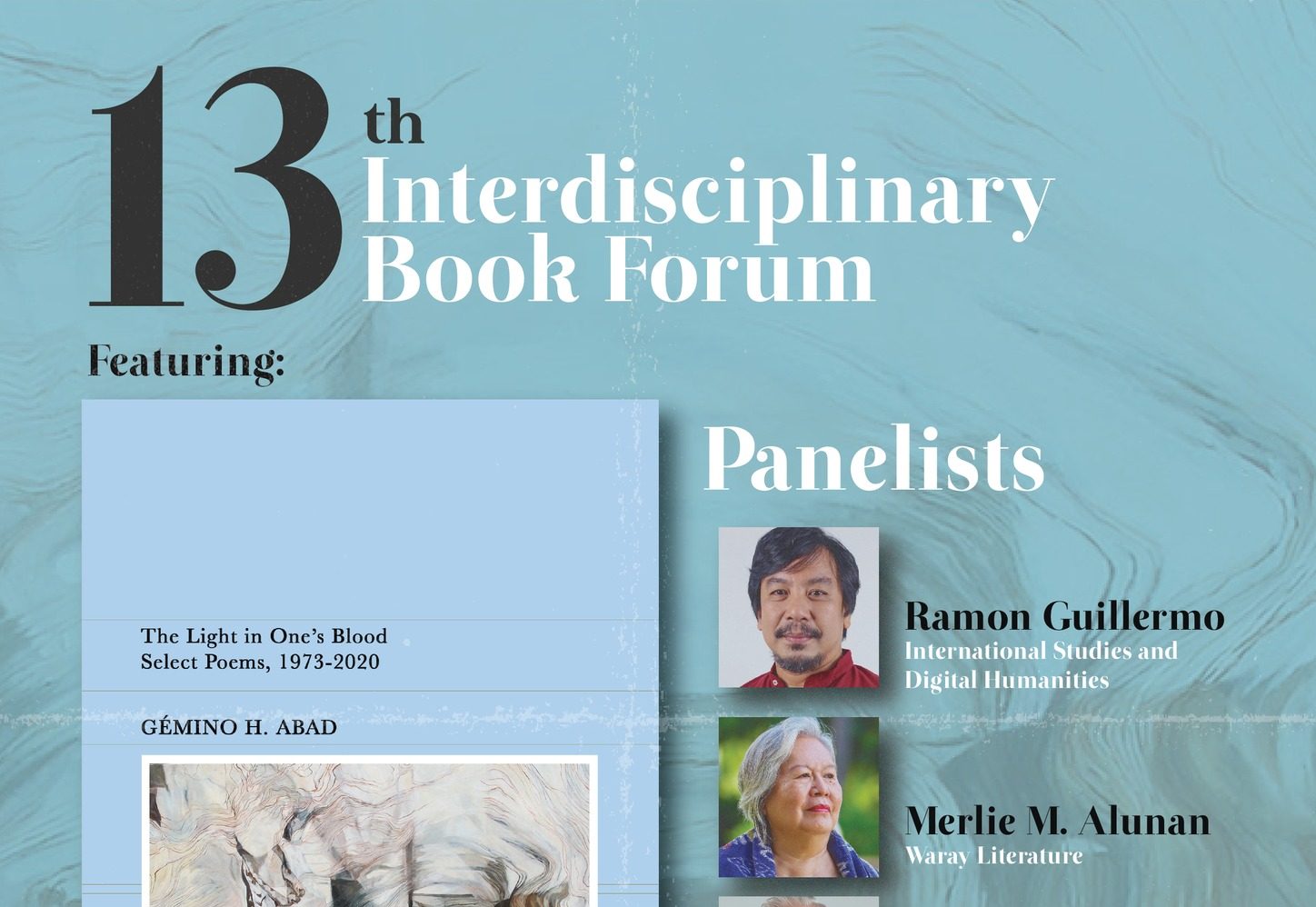 13th Interdisciplinary Book Forum (IBF)