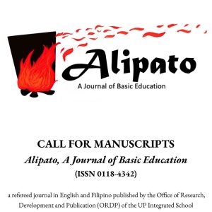 Call for Manuscripts: Alipato: A Journal of Basic Education