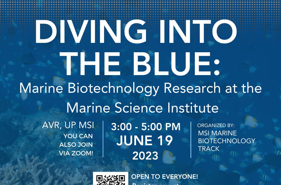 Diving Into the Blue: Marine Biotechnology Research in the Marine Science Institute