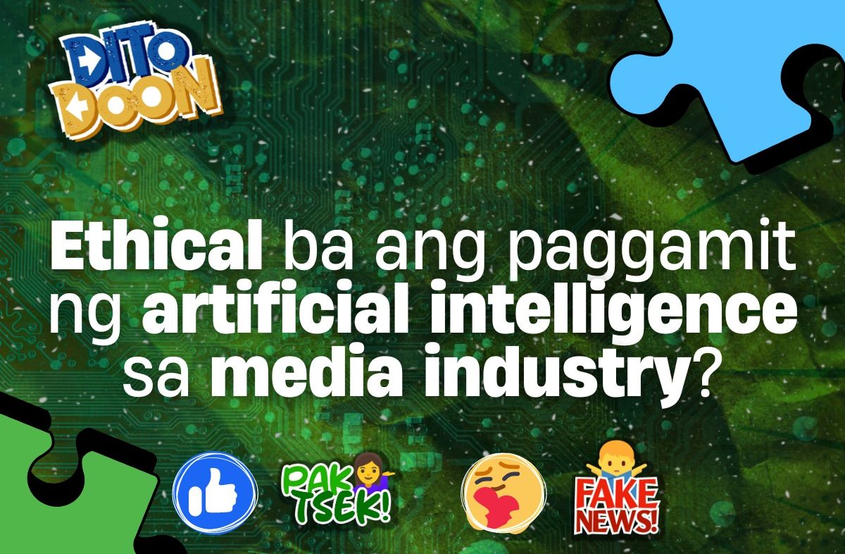 Ethical ba ang Paggamit ng Artificial Intelligence sa Media Industry?