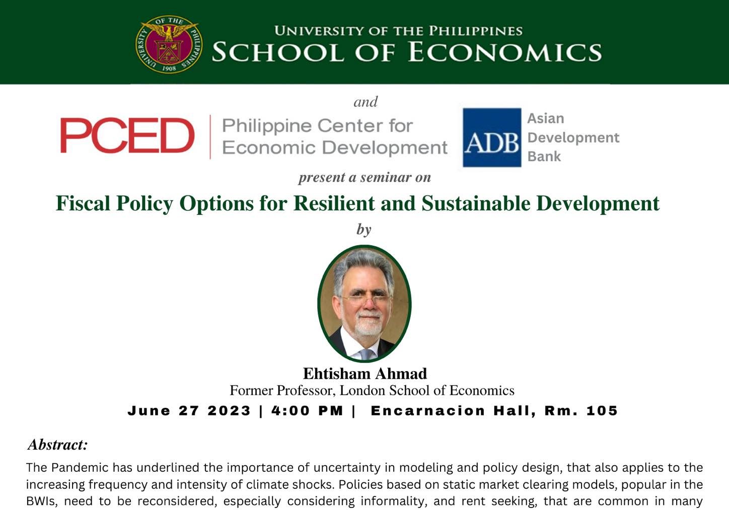 Fiscal Policy Options for Resilient and Sustainable Development