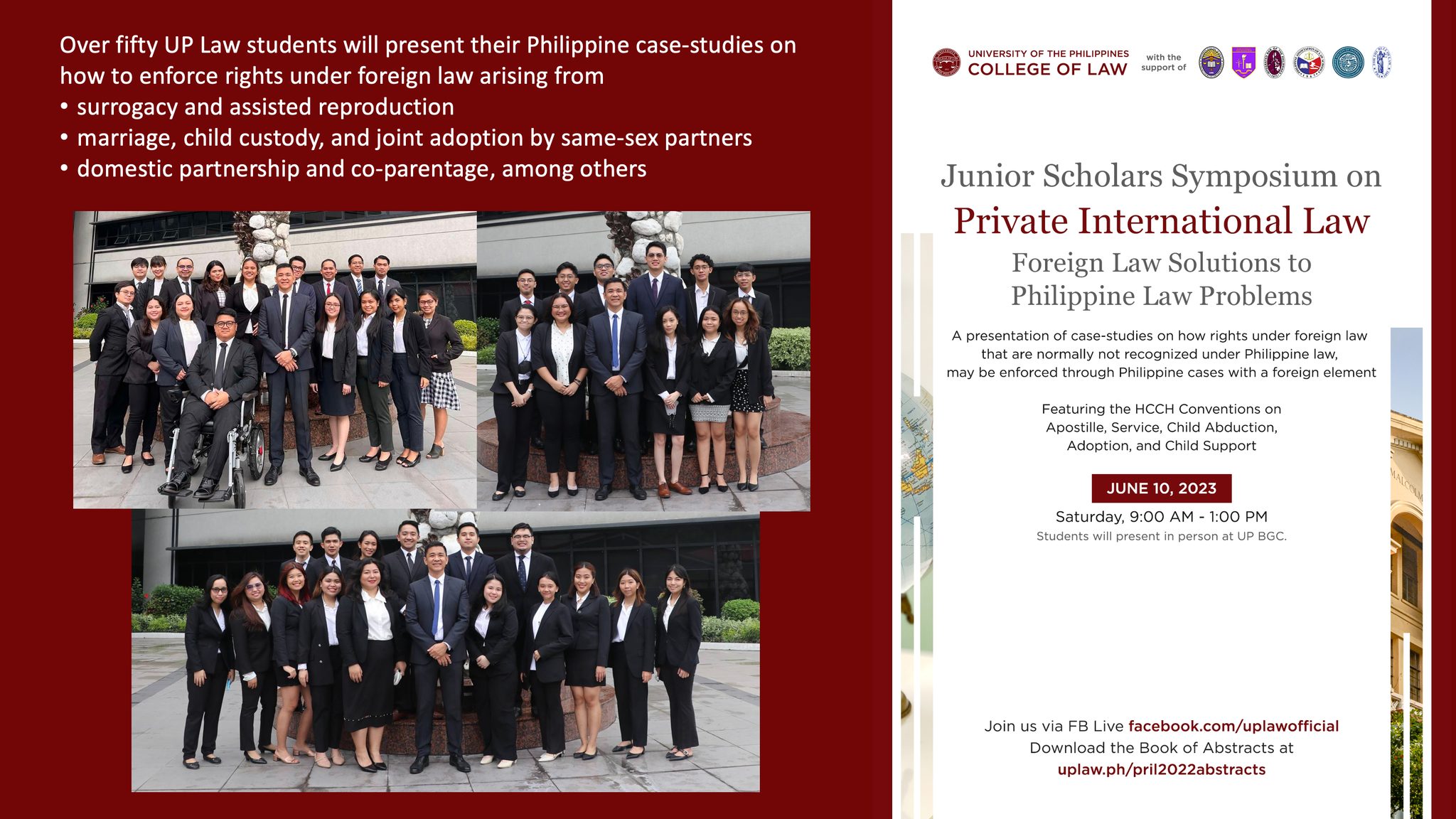 Junior Scholars Symposium on Private International Law