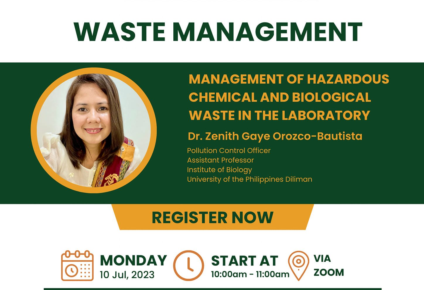 Management of Hazardous Chemical and Biological Waste in the Laboratory