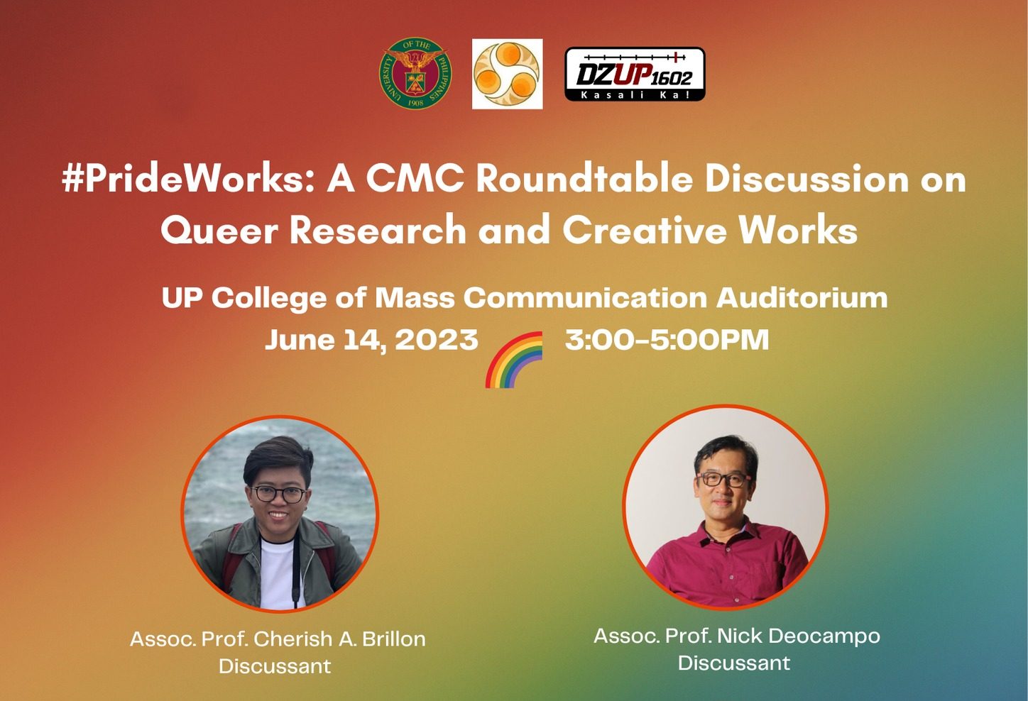 #PrideWorks: A Roundtable Discussion on Queer Research and Creative Works